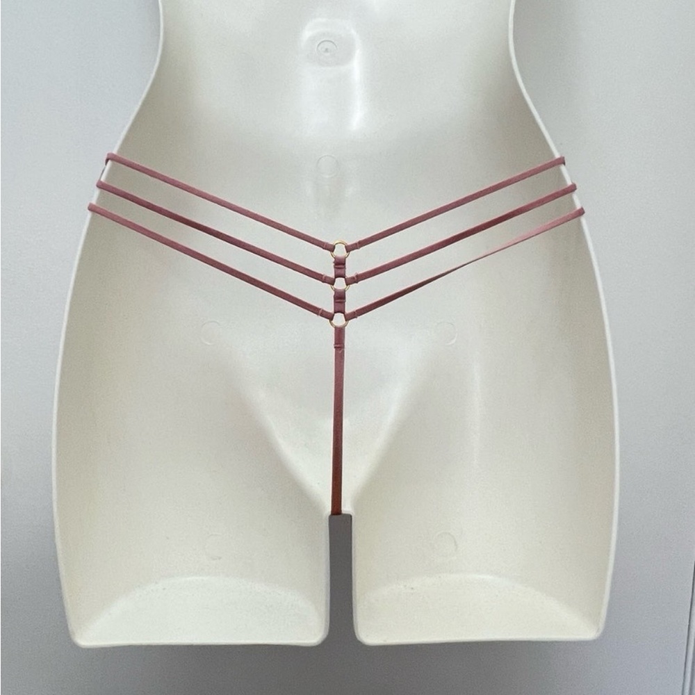 G-String Up Kink Satin Underwear Thong